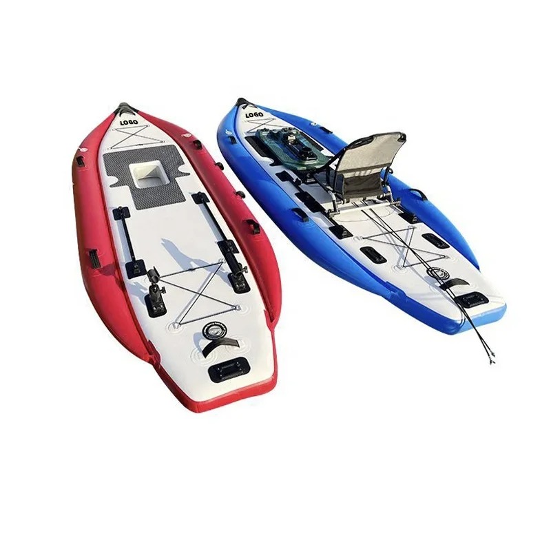 Fishing Kayak Pedal Drive - Kajak pedałowy z siateczką na nogi,