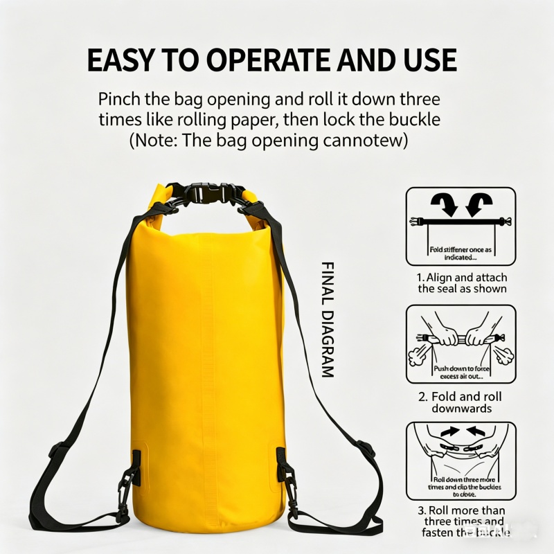 Wodoodporny worek do pływania  – Fishing Kayak Storage Bag recenzja i cena