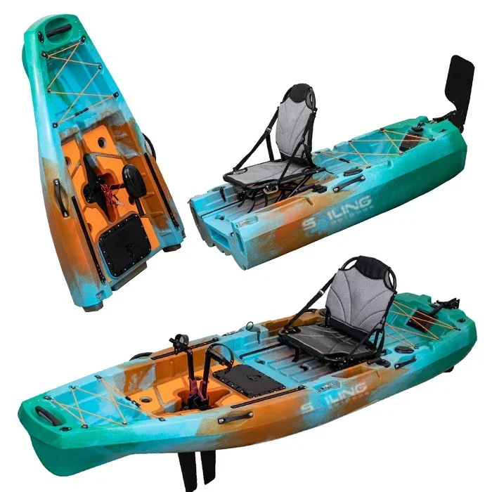 Składana plastikowa łódka wędk – Fishing Kayak Pedal Drive recenzja i cena