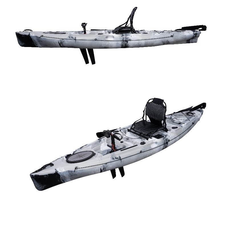 12-stopowy stabilny kajak wędk – Fishing Kayak Pedal Drive recenzja i cena