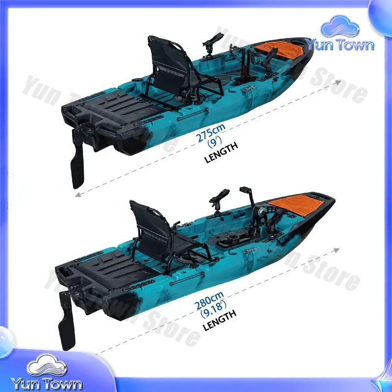 Modułowy kajak 9,5 stopy Sit O – Fishing Kayak Pedal Drive recenzja i cena